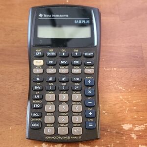 Texas Instruments BA II Plus financial calculator Used Works